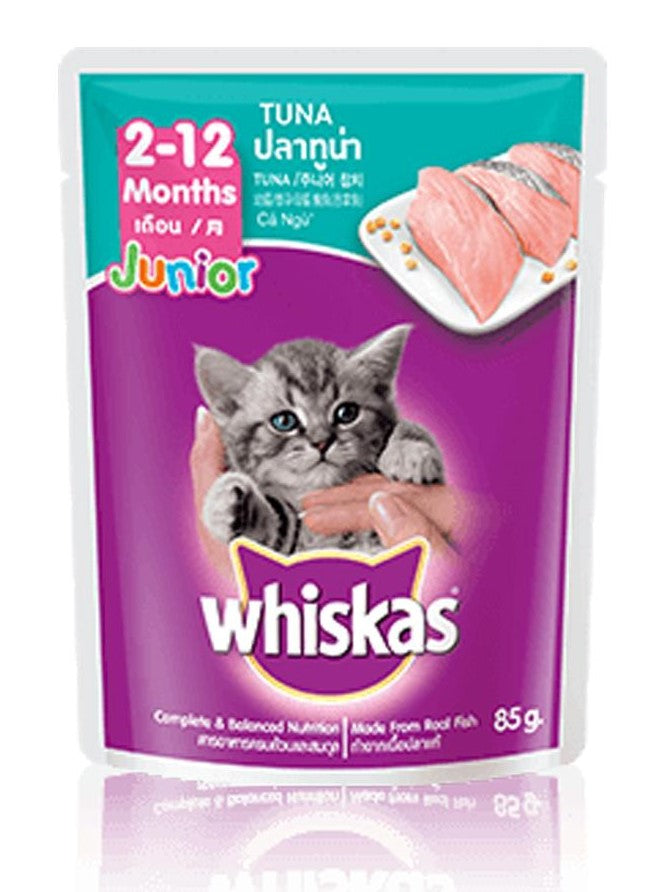 Whiskas Junior Tuna 85g pouch
